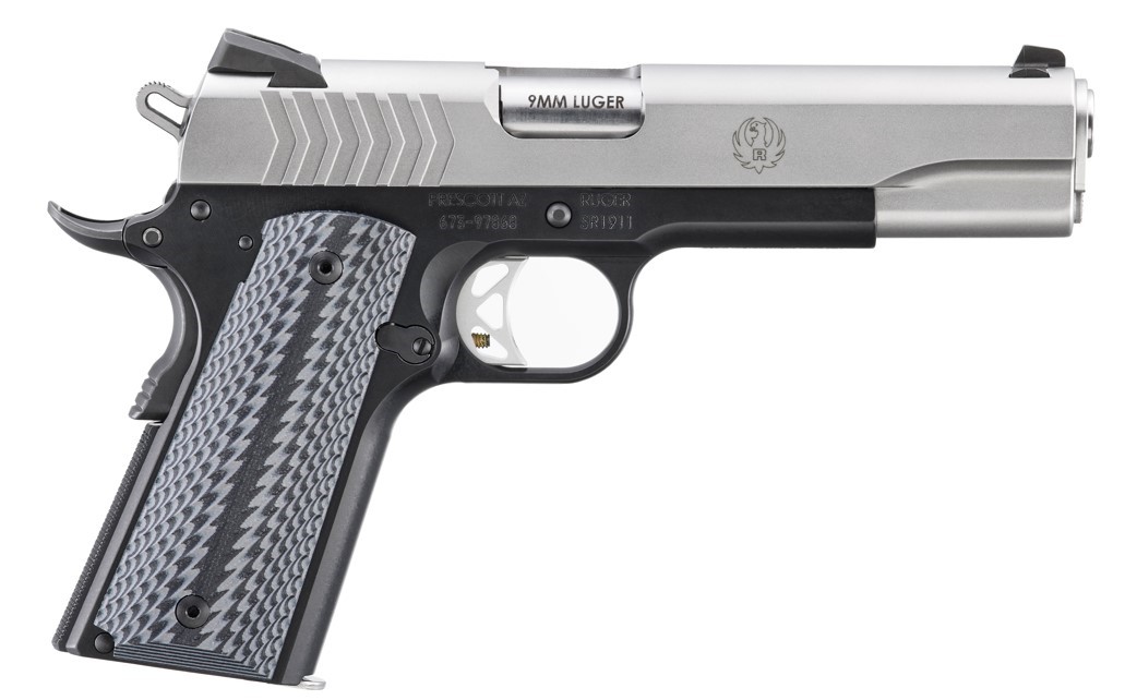 RUG SR1911 LT WGHT 9MM BLK 9RD - Win Repeating Arms Promotion